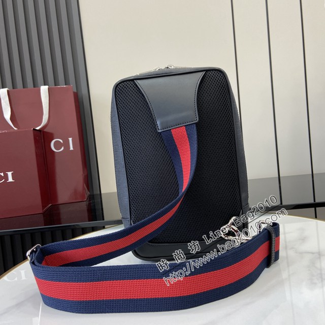 Gucci專櫃古馳最新款男士腰包胸包挎包 jh2720型號:  478325